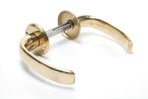 MANIJA DE BCE.PLATIL T/MINISTERIO ROSETA BRONCE PERNO MEDIANO