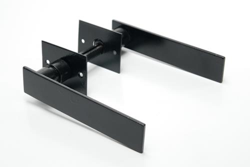 MANIJA DE HIERRO RECTA PINTADA EPOXI BLANCO PERNO LARGO