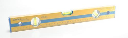 NIVEL DE ALUMINIO BICOLOR DE 40 CM. (O. CHINA)