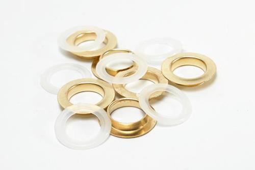 OJALILLO BRONCEADO PARA CAÑO DE 1/2 (BOLSA X 144 U.)