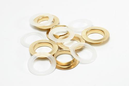 OJALILLO BRONCEADO PARA CAÑO DE 1/2 (BOLSA X 144 U.)