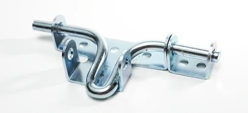 PASADOR S.C. CROMATIZADO CON PORTACANDADO DE 17 CM. ART 106