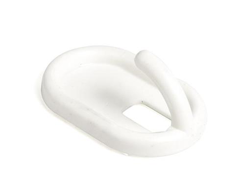 PERCHA AUTOADH. PRACTIHOGAR FLORENCIA BLANCA (DISPLAY X 16 U.)