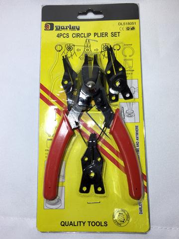 PINZA PARA ANILLOS SEEGER KIT PUNTAS INTERCAMBIABLES