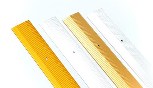 PERFIL DE ALUMINIO RAKETA DE 92 CM. PARA ALFOMBRA TERMINAL PLATA