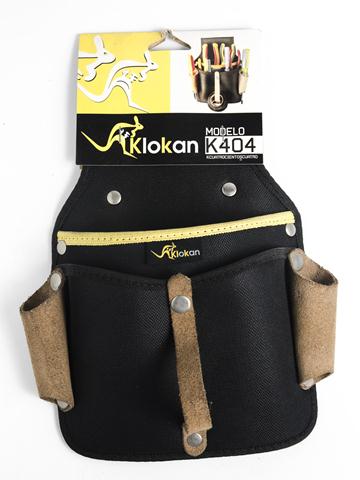 PORTA HERRAMIENTAS KLOKAN K404 ELECTRICISTA MEDIANO (GRAFEL-CUERO)