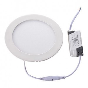 PANEL LED EMBUTIR REDONDO 12W. LUZ FRIA 172 MM.