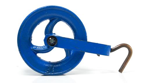 ROLDANA PARA POCERO DE FUNDICIÓN DE 12 CM.