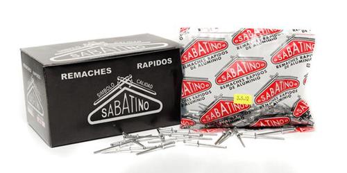 REMACHE RÁPIDO DE ALUMINIO DE 4MM.X10MM. SABATINO (CAJA X 1000 U.)