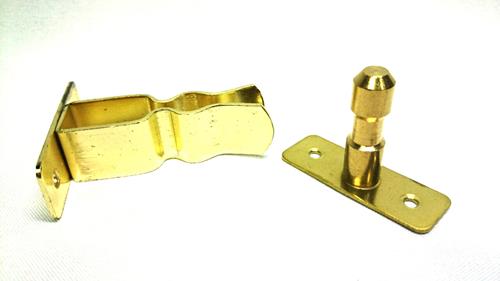 RETÉN PISO-PARED PARA PUERTA BRONCE PLATIL