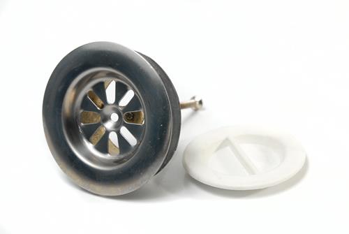 SOPAPA DE ACERO INOXIDABLE Y BRONCE DE 1 1/2 LAVATORIO