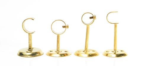 SOPORTE CENTRAL BRONCEADO DE 1/2 ABIERTO CORTO