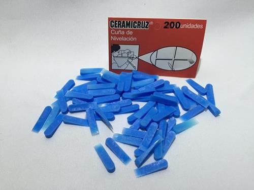SEPARADORES CERAMICRUZ  CUÑA DE NIVELACION (BOLSA X 200 U.)