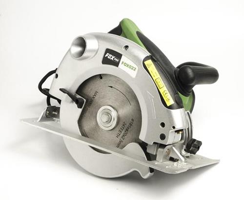 SIERRA CIRCULAR FOX-PRO DE 185 MM. C/ LUZ Y GUIA LASER (1500 W.) ART.043