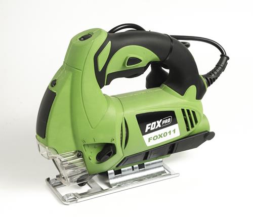 SIERRA CALADORA FOX-PRO DE 100 MM. V. VAR. C/ LUZ Y GUIA LASER (750 W.) ART.039