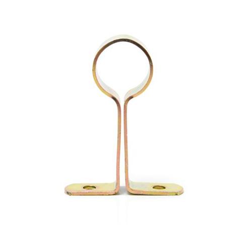 SOPORTE CENTRAL DE CHAPA ZINCADO AMARILLO DE 5/8 PARA PLACARD