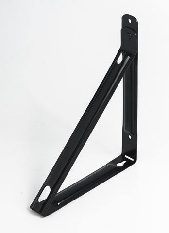 SOPORTE S.C. ESTANTE TRAVESAÑO NEGRO DE 200MM.X250MM.