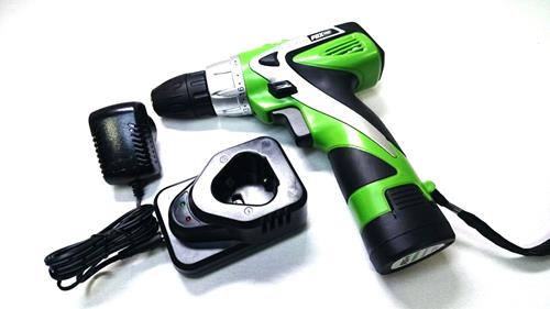 TALADRO ATORNILLADOR A BATERÍA ION LITIO FOX-PRO 10 MM. V. VAR. ART.038