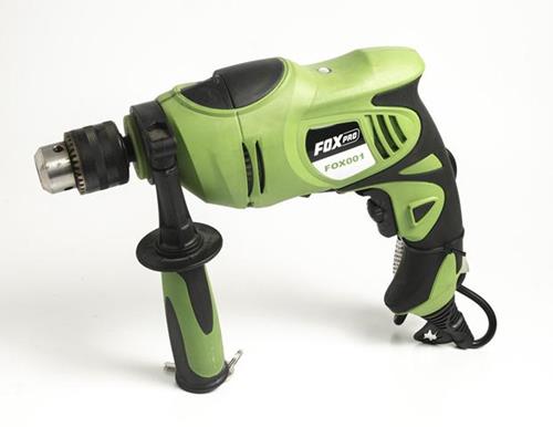 TALADRO PERCUTOR FOX-PRO DE 13 MM. V.VAR. REV. (800 W.) ART.040
