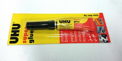 UHU PEGAMENTO INSTANTANEO SUPER GLUE X 3 GR. (BLISTER)