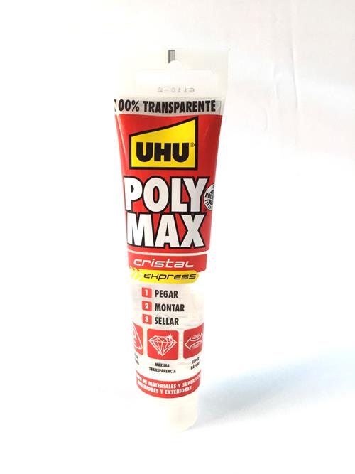 UHU PEGAMENTO POLY-MAX EXPRESS CRISTAL POMO X 115 G. (O.HOLANDA)