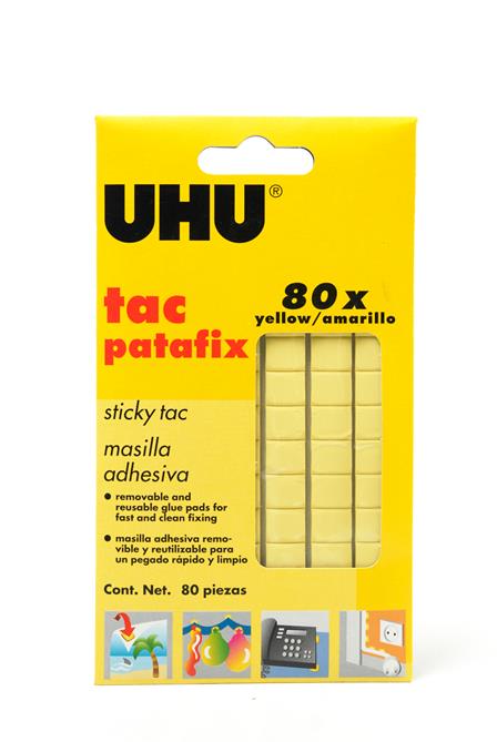 UHU TAC MASILLA ADHESIVA BLISTER X 80 UNIDADES (O. ALEMANIA)